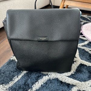 St. James Convertible Leather Diaper Backpack